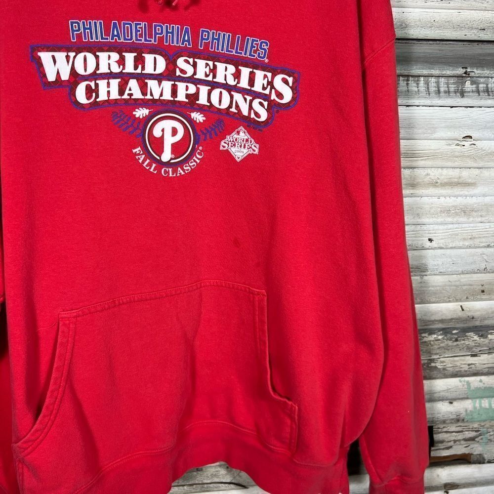 Vintage Philadelphia Phillies Nike Center Swoosh Hoodie - Picture 6 of 8